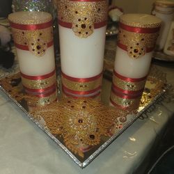 Henna Candles,wedding Candles,  Decoration Candles 