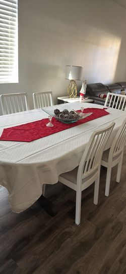 Dining Table With Six Chairs
