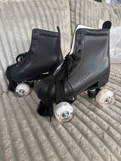 XUDREZ Classic Roller Skates High-Top Double-Row Leather Roller Skates for Women and Men