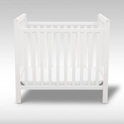 White Mini Crib