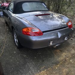 Two Cars: 2001 Porsche Boxster S (running) & 2000 Parts Car