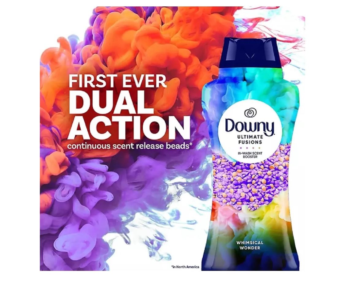 Downy Ultimate Fusions In-Wash Scent Booster Beads + Dual Action Scent Release