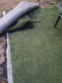 Reclaimed football field turf
