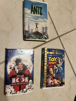 Limited Edition VHS Disney Movies 