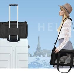 Henkelion Cat Carriers Dog Carrier Pet Carrier for Small / Medium Cats Dogs Puppies