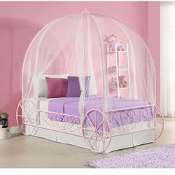 2 Metal Carriage Bed - Twin