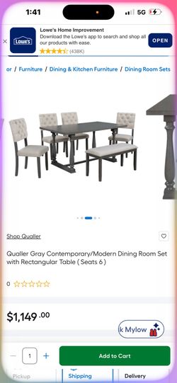 Dining table