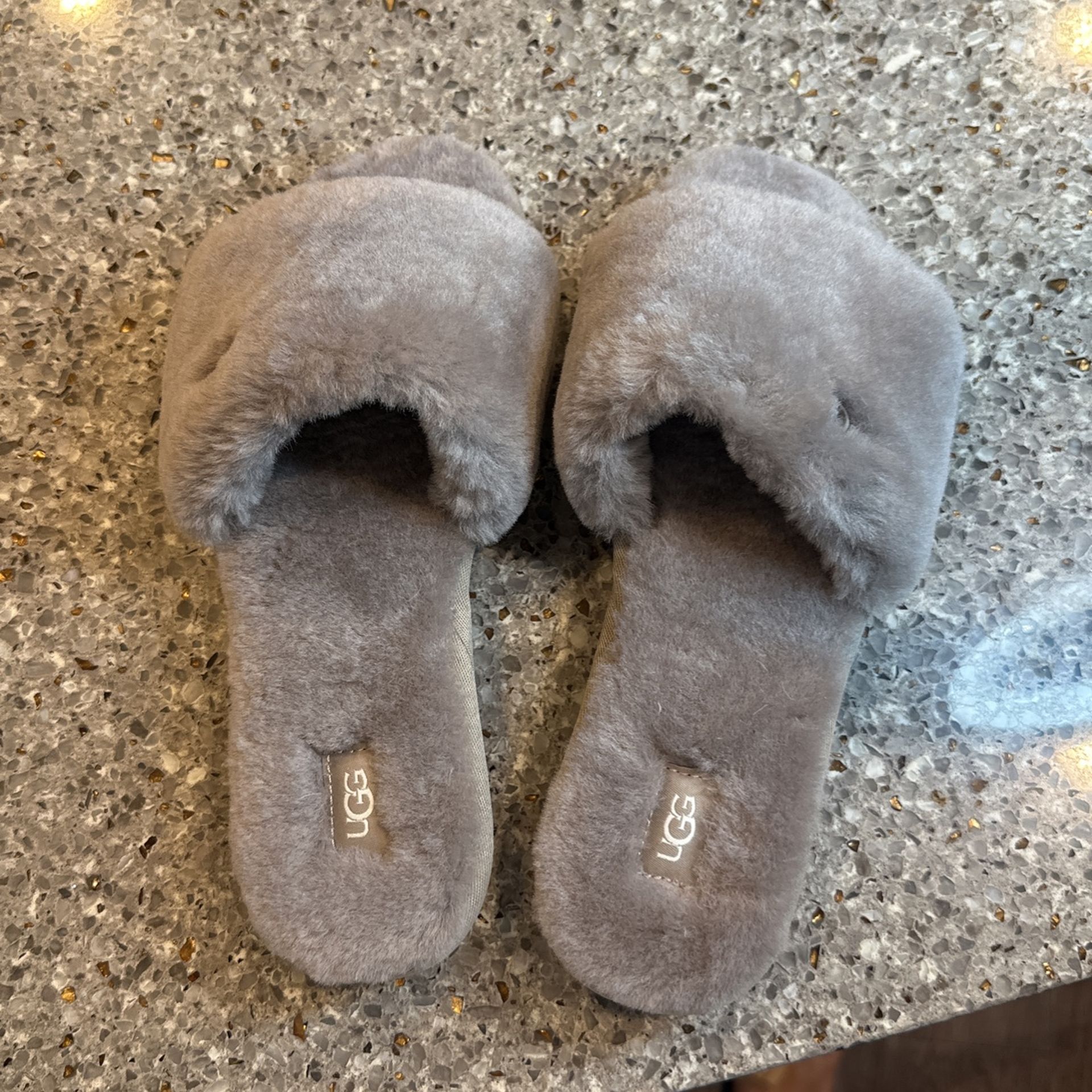 Grey Ugg Cozette Slides