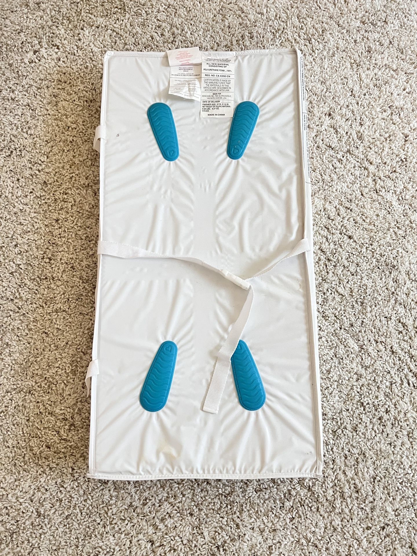 contour diaper changing pad