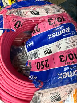 New Romex wire 10/3