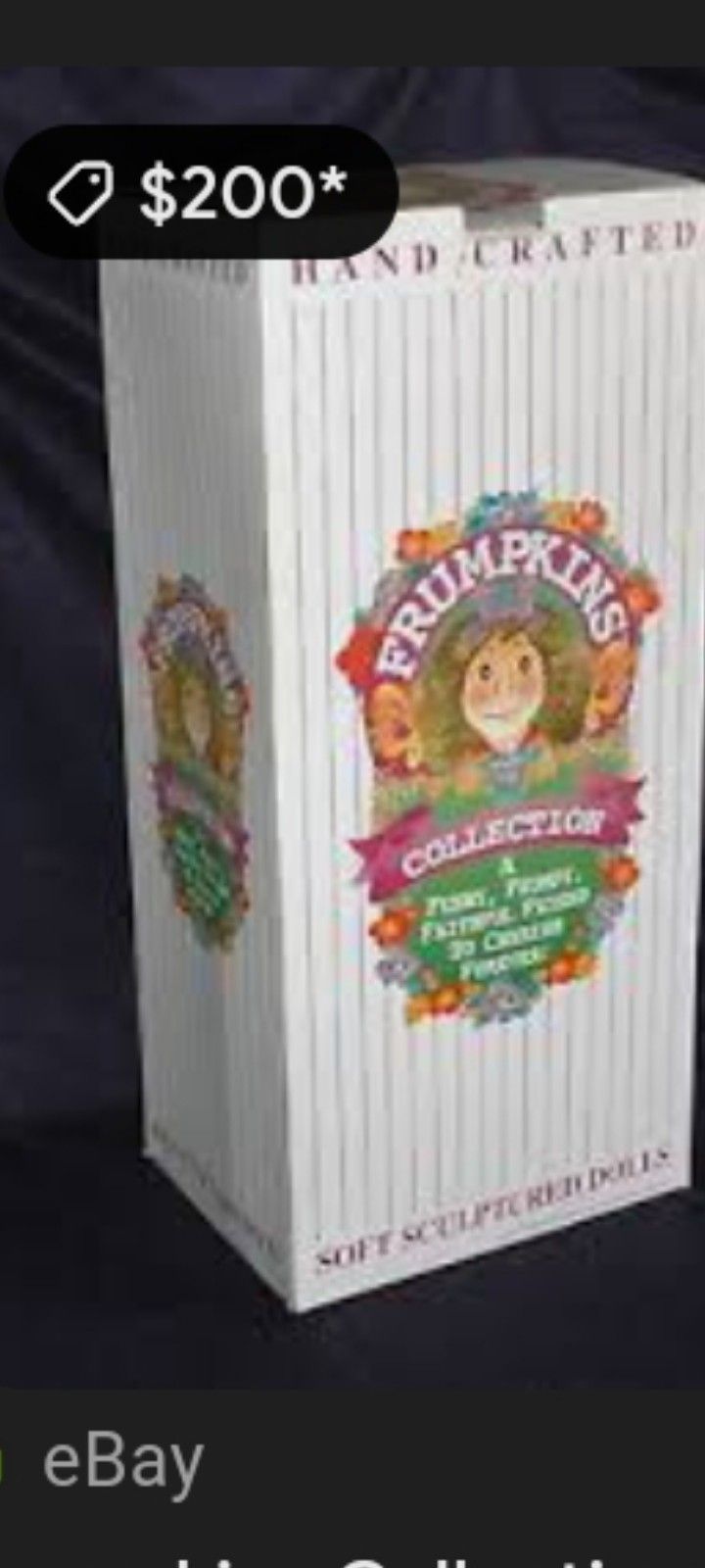 Vintage Frumpkins Doll - Francesca, with tag and box