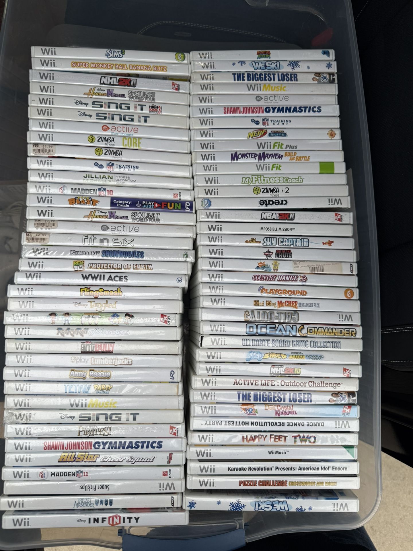 Nintendo Wii games $5 each Wii sports $30 each pickup Inman / Campobello SC or can ship, I also sale systems, controllers, & steering wheels & motion