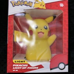 NEW Pikachu 10" Pokemon Figure - LED Night Light Light-Up Figurine Lamp