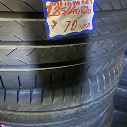 2 tire continental  285-40-20 $70 each one 