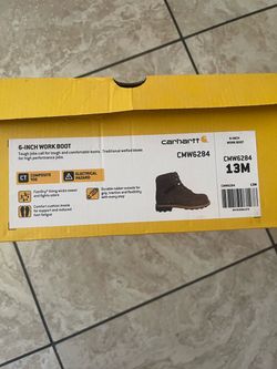 Carhartt 6-Inch Work Boot CMW6284 Size 13M
