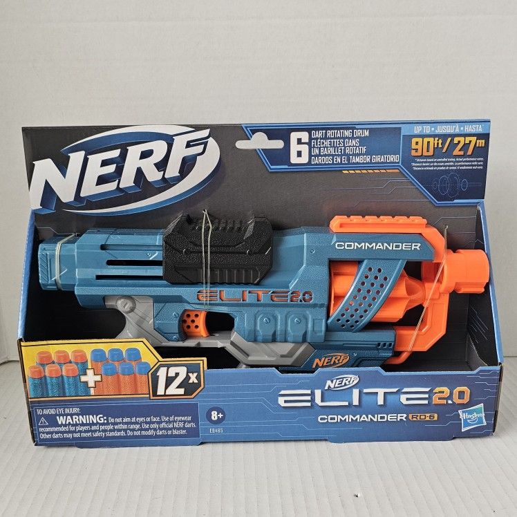 Nerf Elite 2.0 Commander RD-6 NEW
