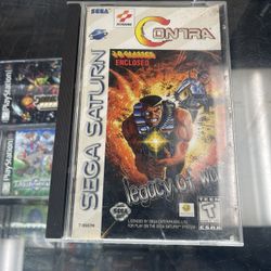 Contra Sega Saturn $300 Gamehogs 11am-7pm