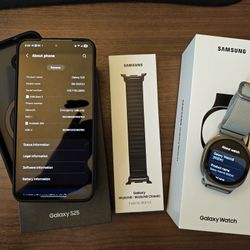 Samsung Galaxy S25 256GB + Galaxy Watch8 40mm