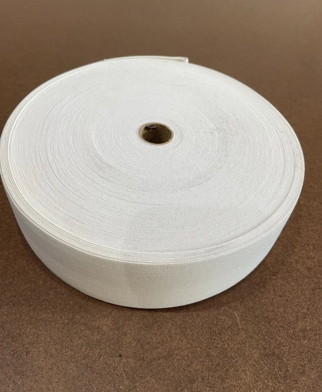 10 Yards Of White Elastic Of 2 1/2 Inches Wide 
