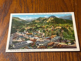 Vintage Postcard - Estes Park CO