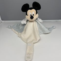 Primark Disney Babies Mickey Mouse Plush Lovey with attachment strap Retired HTF