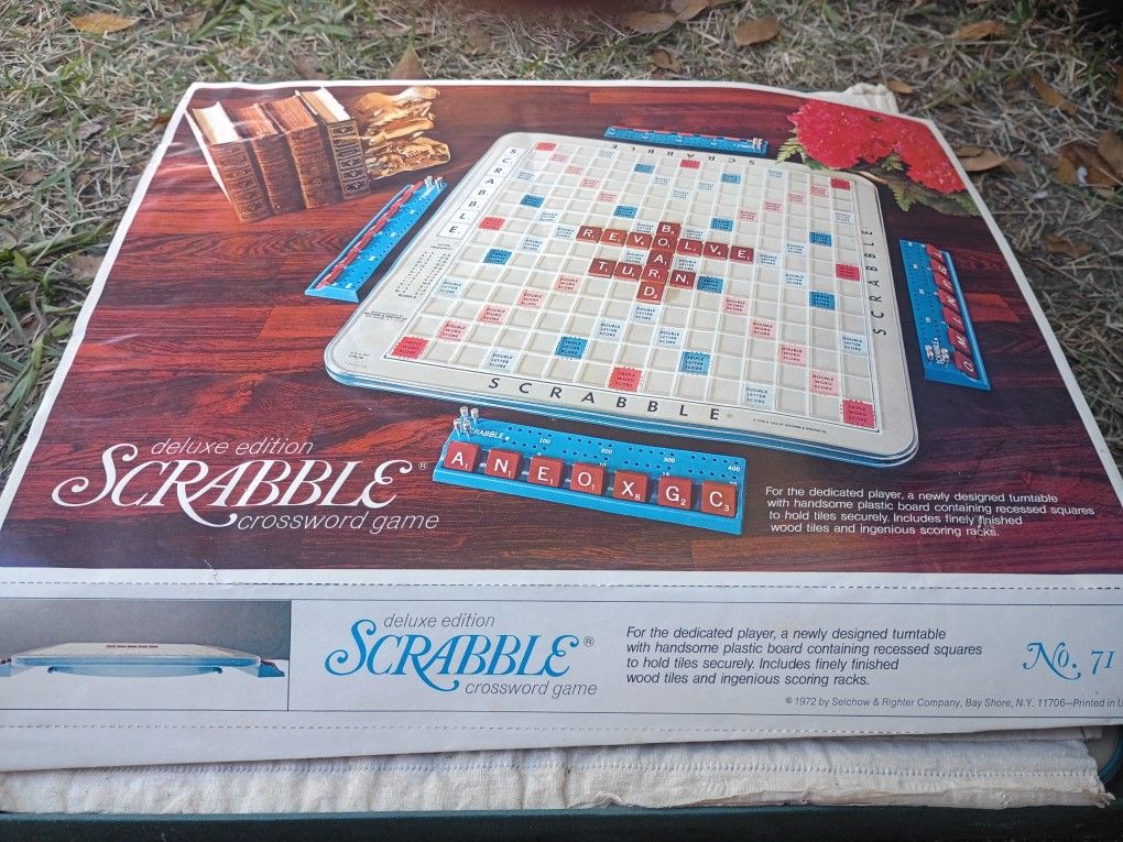 1972 Vintage Scrabble Game-$20