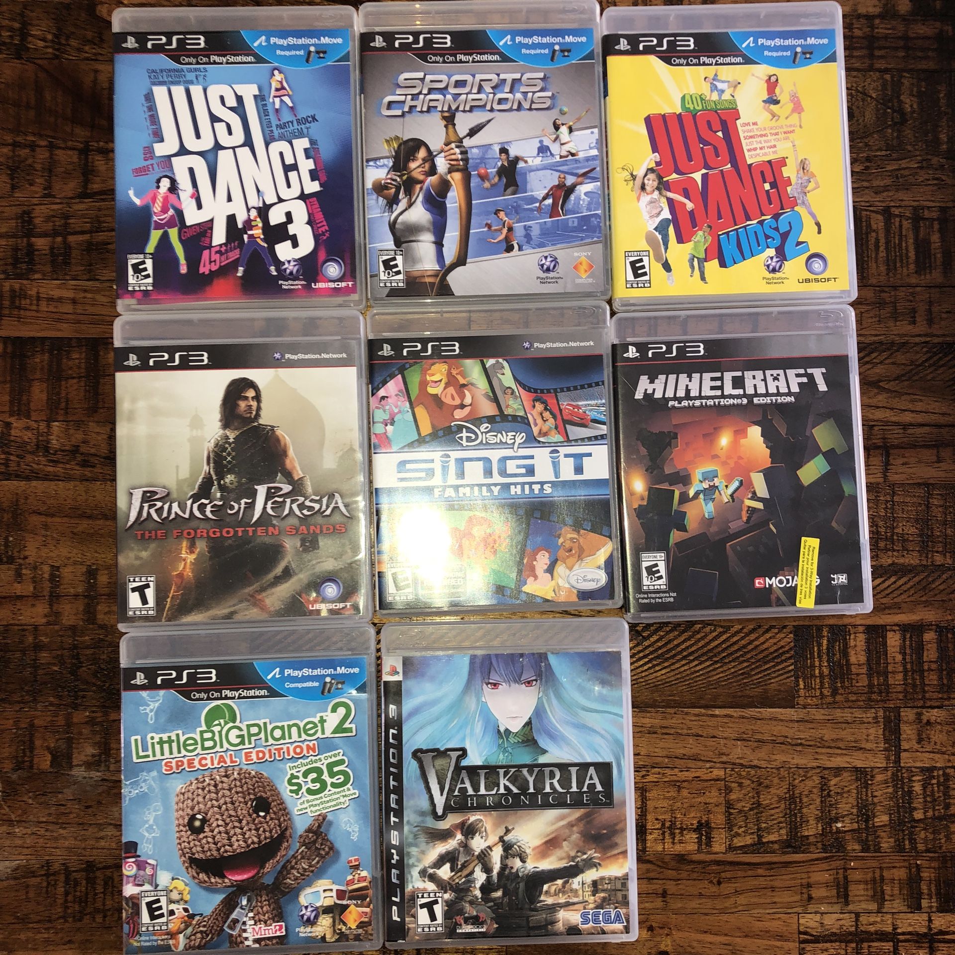 PS3 Games Bundle Of Eight