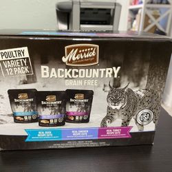 New Merrill Backcountry Grain/gulten Free Wet Cat Food