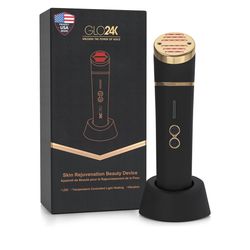 GLO24K Red Light Beauty Device for Face & Neck – 3-in-1 Facial