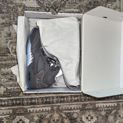 Jordan 5 Retro Wolf Grey Size 10.5 Men New 