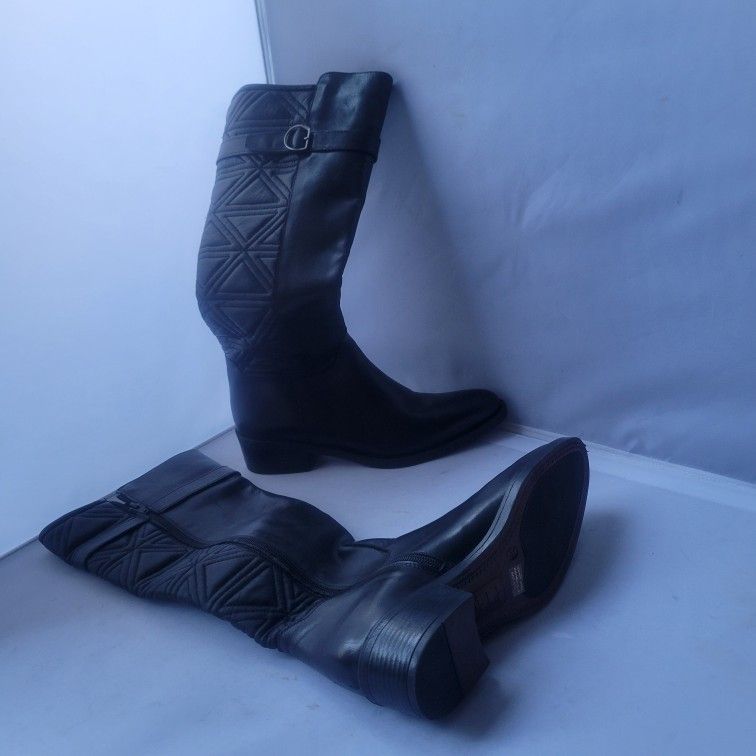 Womans Emanuele Crasto leather Boots Size 8 (39) Made In Italy