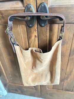 Vintage Suede and Leather Lucky Brand Purse