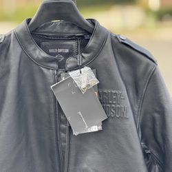 Harley-Davidson® Men's Layering System Captains Leather Jacket - Black