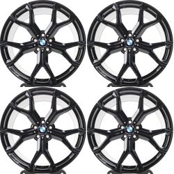 22" Staggered BMW X5 X6 X7 XM G09 Wheels Rims Set For 22x9.5 22x10.5 5x120 741M