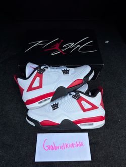Air Jordan 4 Red Cement Size 9