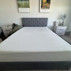 Queen ZINUS 12” Green Tea Memory Foam Mattress