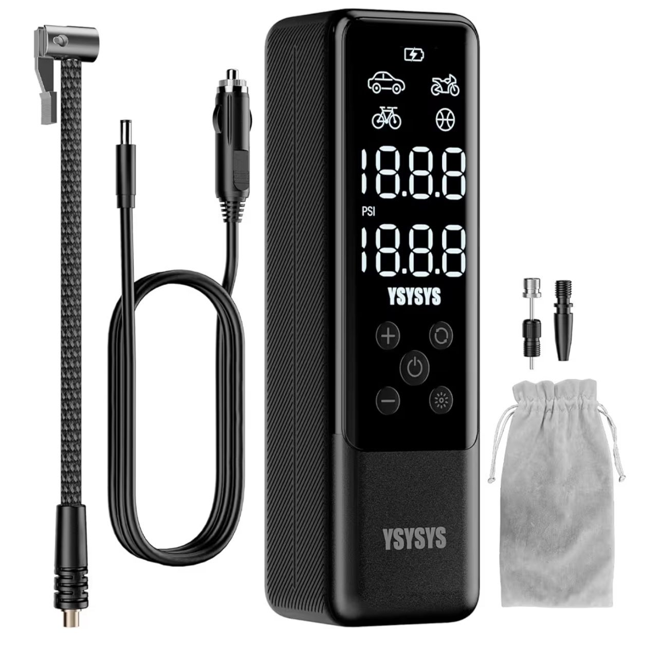 Smart Tire Inflator Portable Air Compressor