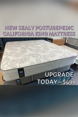 NEW SEALY POSTUREPEDIC CALIFORNIA KING MATTRESS