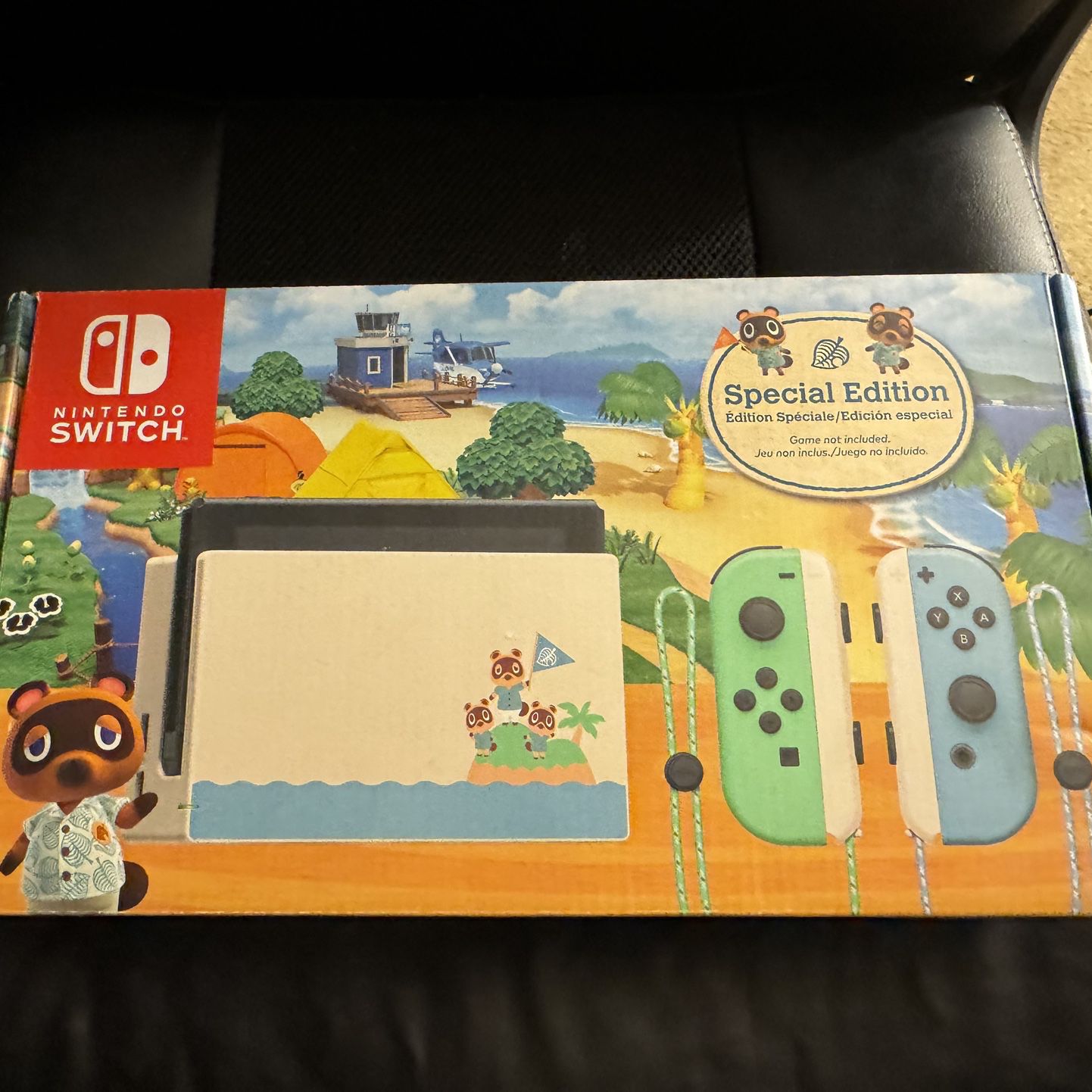 Nintendo Switch Animal Crossing Edition + Case & Protective Case