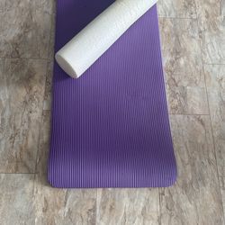 Yoga mat and rolling foam