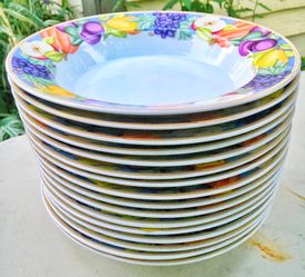 DANSK CORNUCOPIA Wide rimmed soup bowls price per bowl !