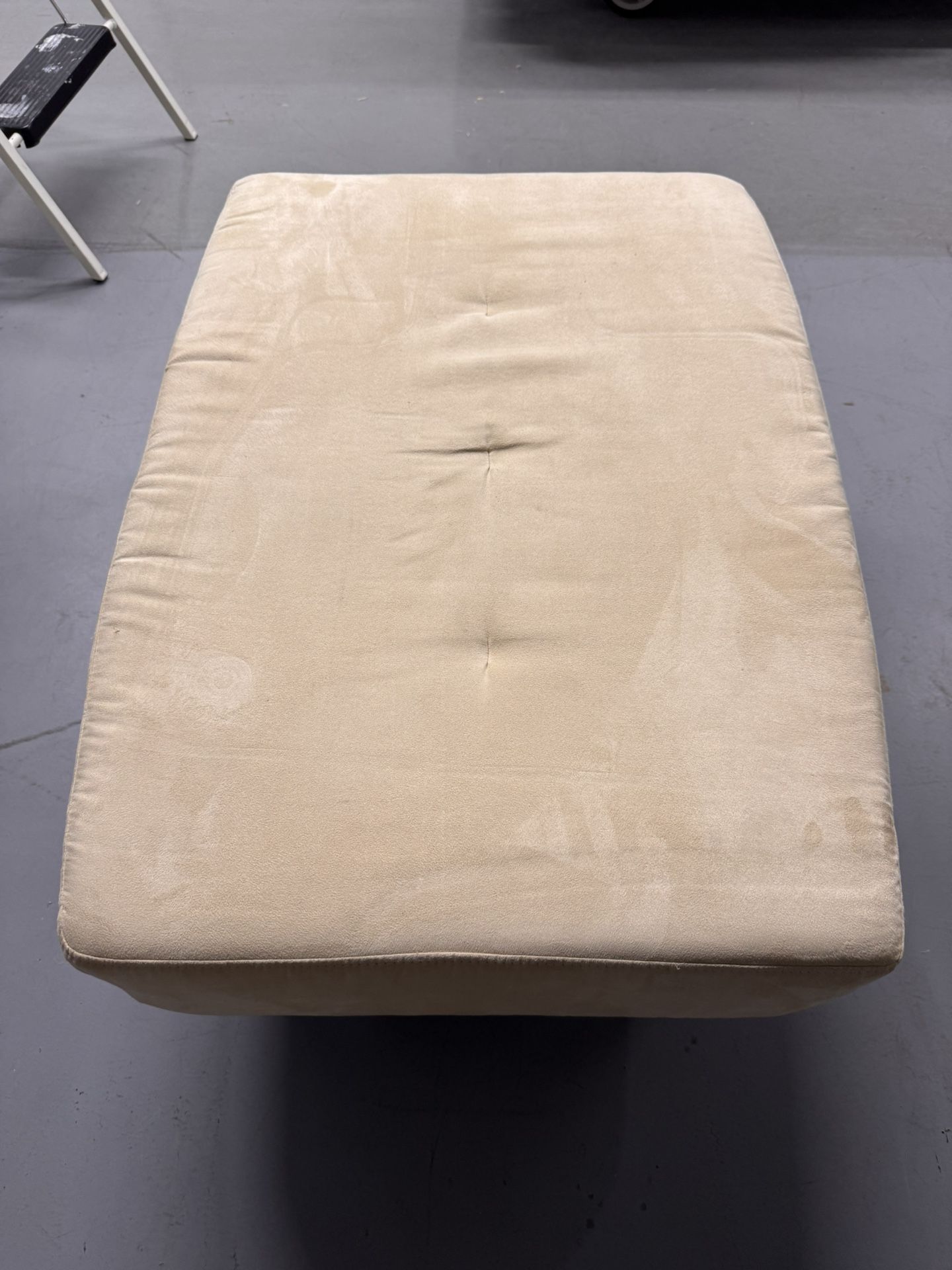 Suede Sofa Recliner w ottoman