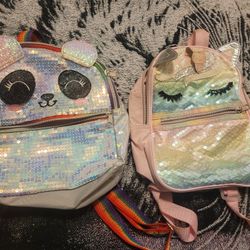 2 Small Backpack Purses