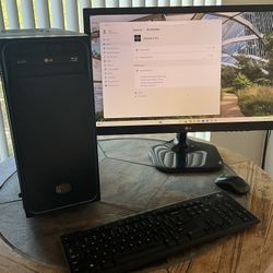 Custom Build PC, Monitor & Wireless Keyboard + Mouse - Windows 11 -Z97 Extreme6 Motherboard