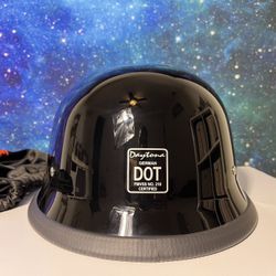DAYTONA HELMETS D.O.T. German Hi-Gloss Black Helmet (G1-A)