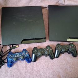 2x PS3 Slim Console Bundle