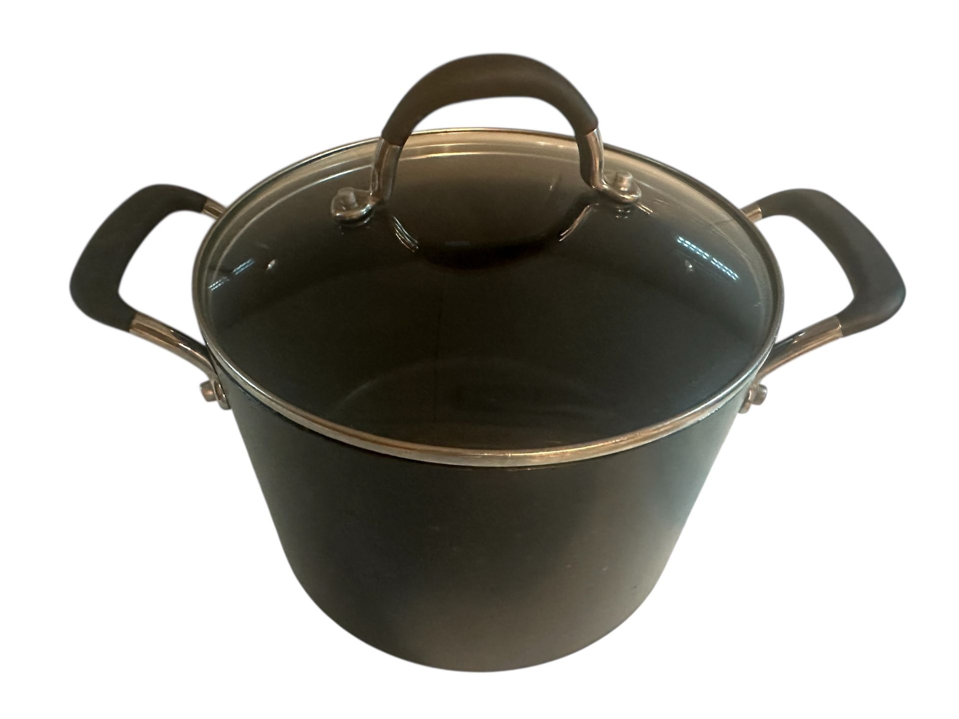 Circulon 8 Qt. Commercial Hard-Anodized Nonstick Stockpot