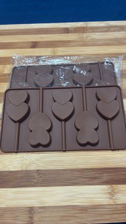 SILICONE HEART LOLLIPOP MOULD