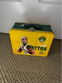 Vintage Rare Seattle SuperSonics NBA Metal Lunch Box Tin NEW