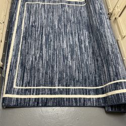 Nourison Indoor/Outdoor Area Rug - Blue/Ivory